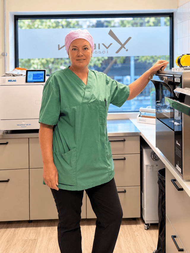 Elisa Velic, undersköterska på X-Vision