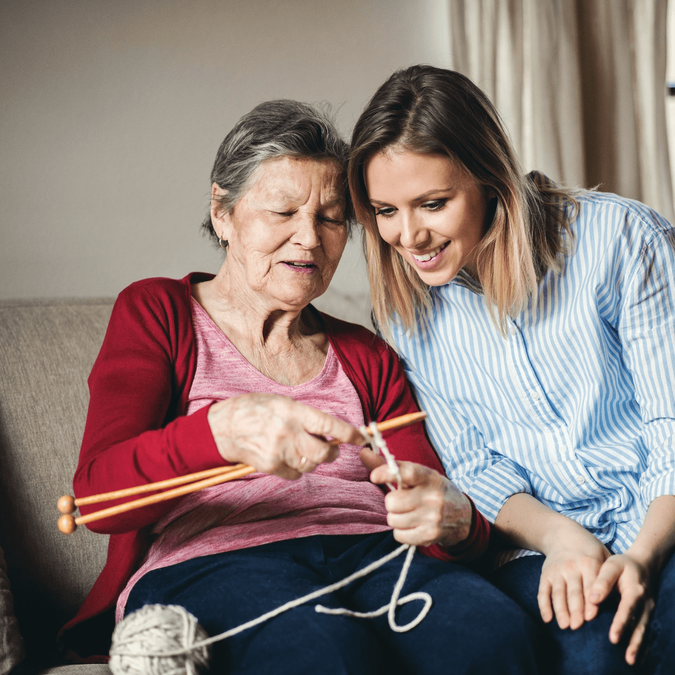 Patient med klar syn efter gråstarroperation på X-Vision
